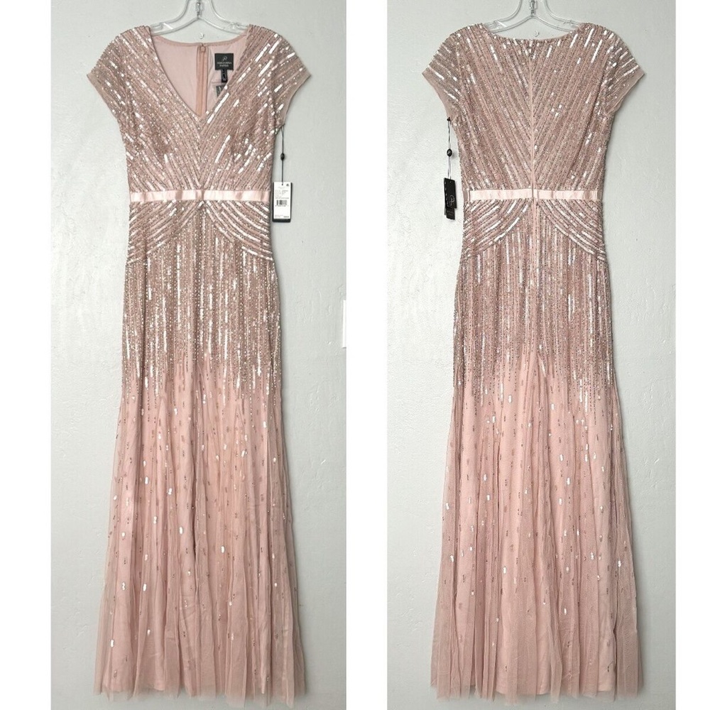 Adriana papell sequins dress